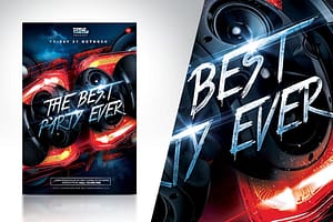 The Best Party Ever Flyer Template